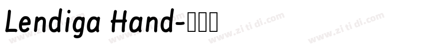 Lendiga Hand字体转换